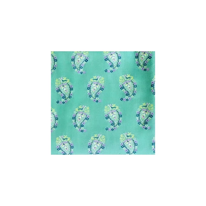 bandana vert paisley coton Valrôme made in France motif provencaux