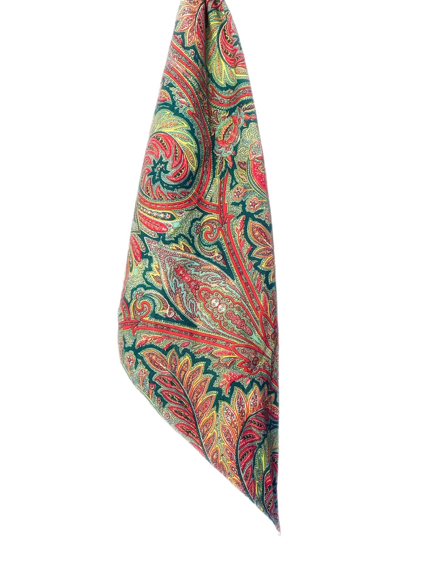 bandana cachemire paisley coton Valrôme made in France