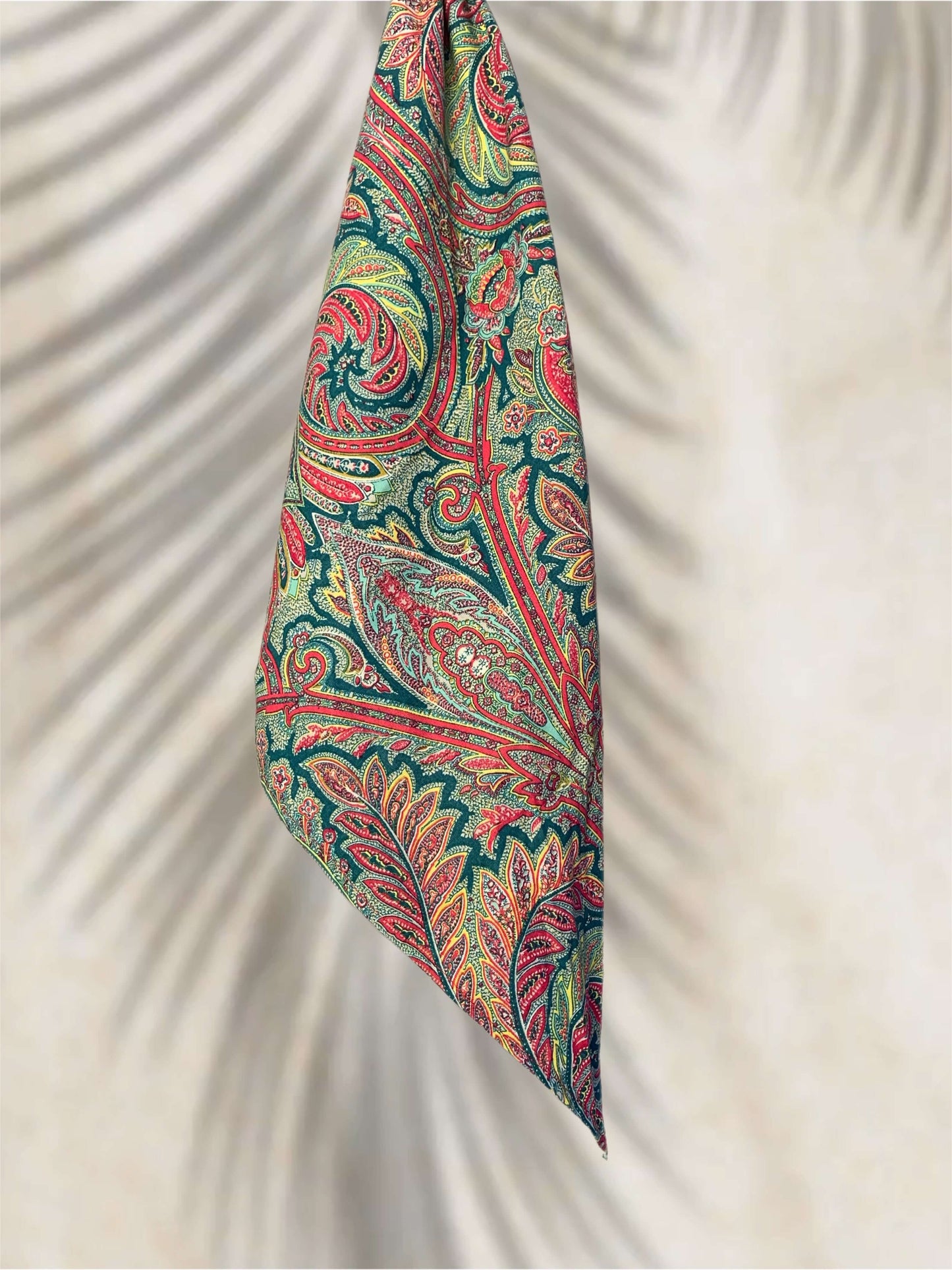 Bandana Héritage en tissu Valdrôme Made in France – motifs provençaux