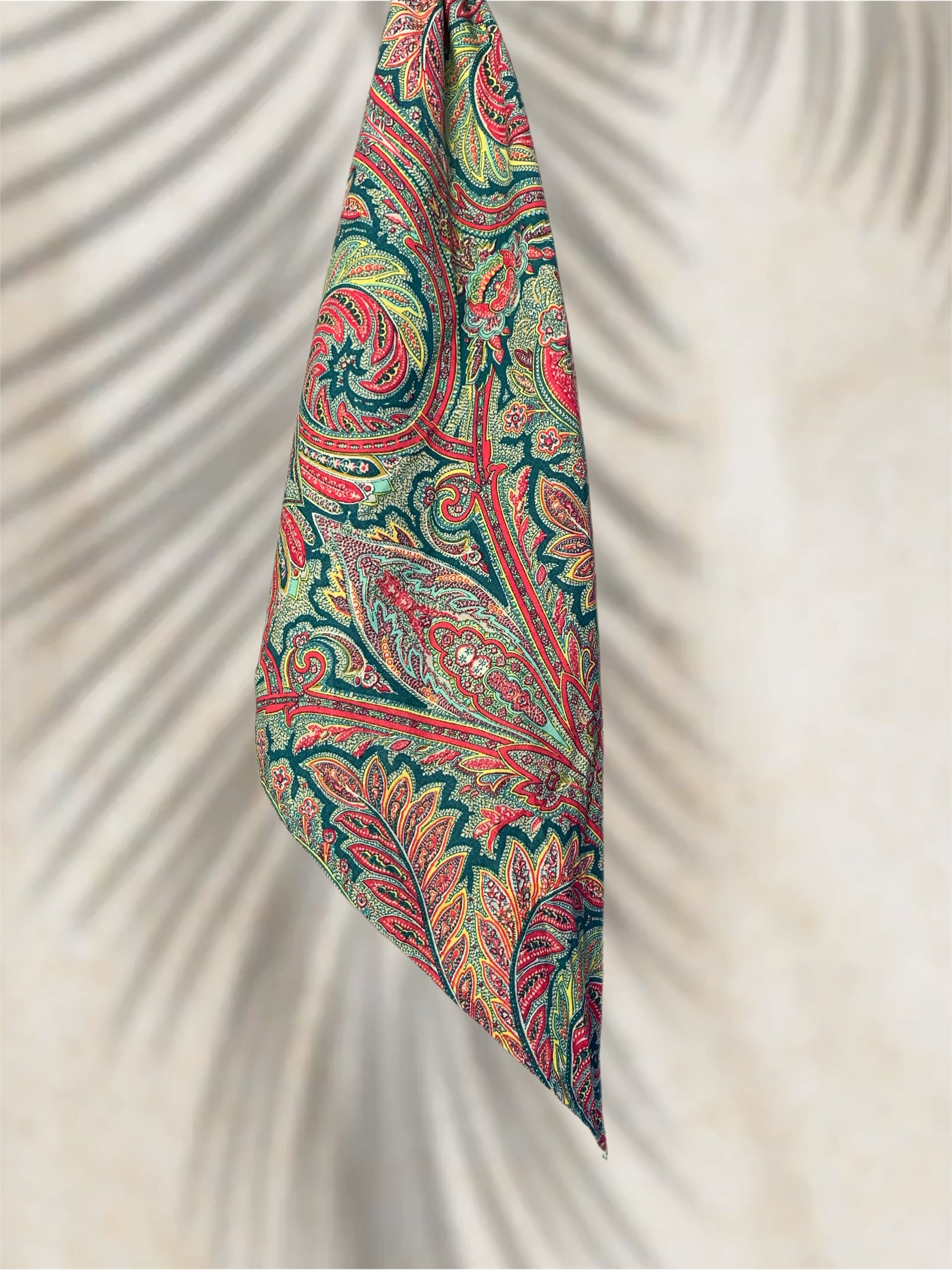 Bandana paisley premium Valdrome cotton made in france