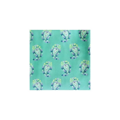 bandana vert paisley coton Valrôme made in France motif provencaux