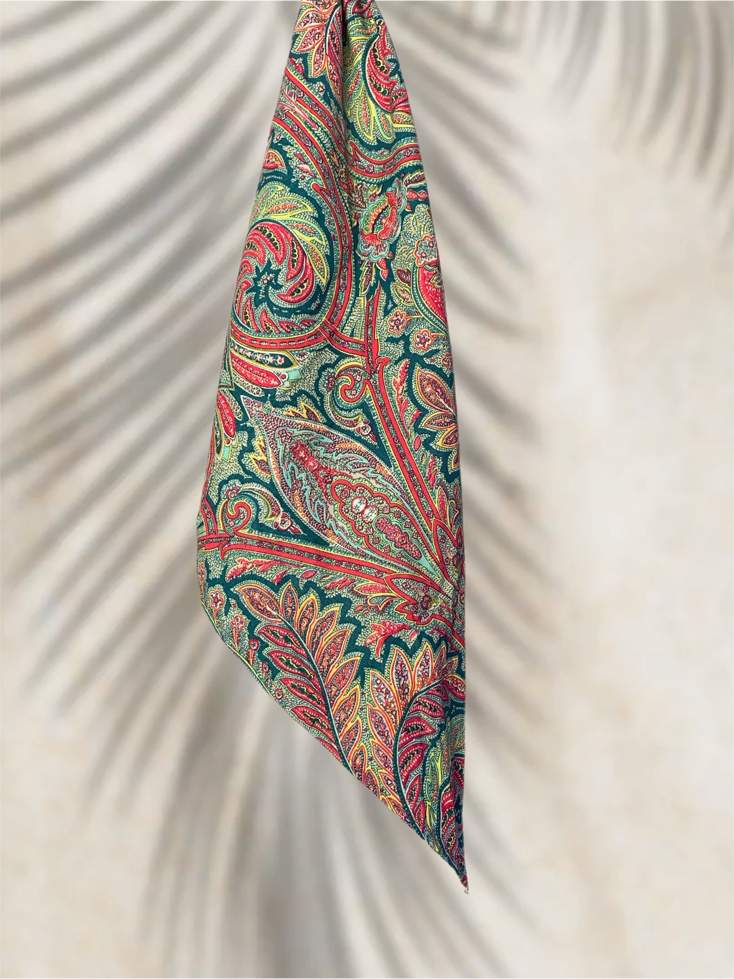 Bandana paisley premium Valdrome cotton made in france